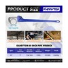 60 Inch Pipe Wrench, Cr-Mo Jaw Opening 9"/228mm Adjustable Heavy Duty Cast Ir... gallery