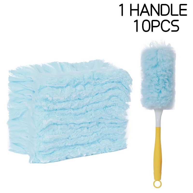30 pcs Duster Refills Disposable Duster Refills Compatible for Swiffer (Blue) gallery