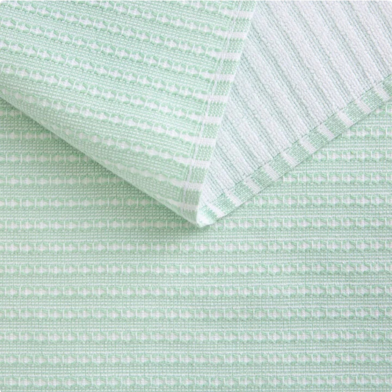 KitchenAid Kitchen Towels Green Multicolor 8-Pack Rectangular - New!! gallery