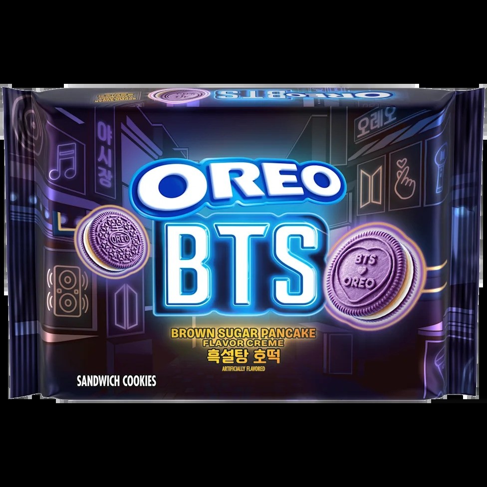 BTS Oreo Brown Sugar Pancake Flavored Cookies Limited Edition 10.68 Oz gallery
