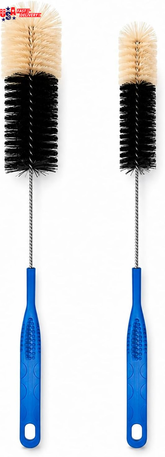 2 Pack 17 Inch Long Handle Bottle Brush | Narrow Neck Bottle Cleaner, 2 Inch & 1 gallery