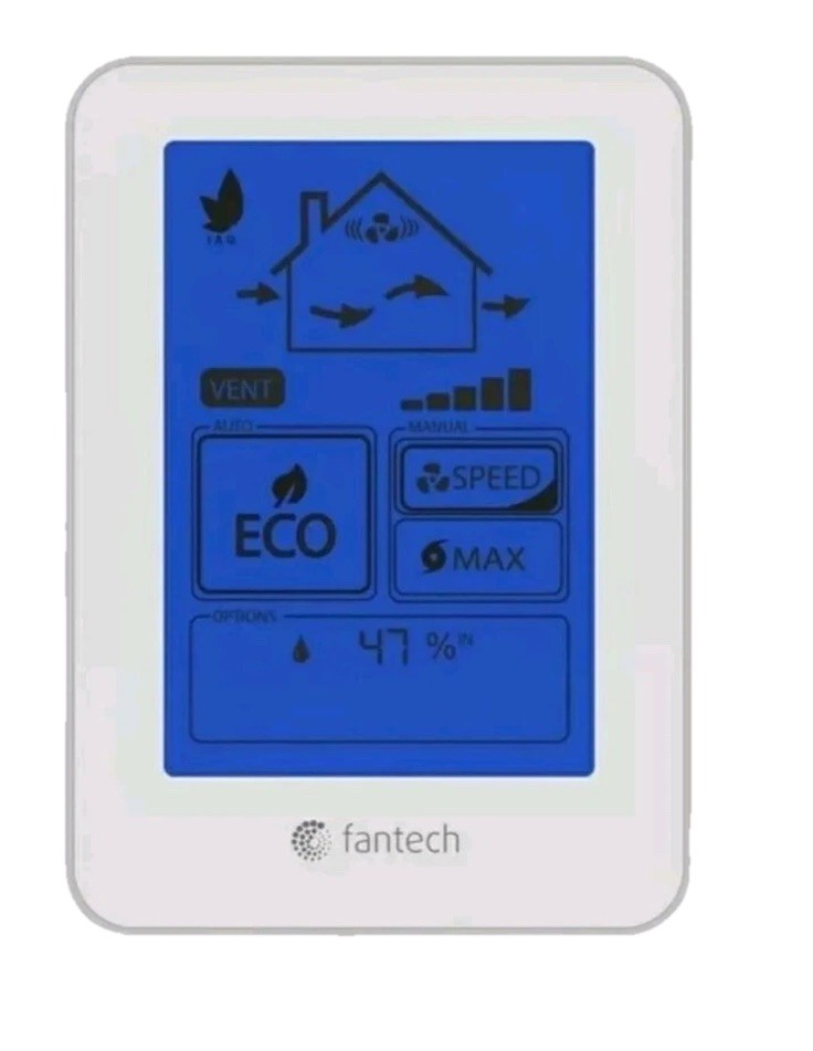 ECO-Touch IAQ Touchscreen 5-Speed Multi-Function Dehumidistat 414727 New gallery