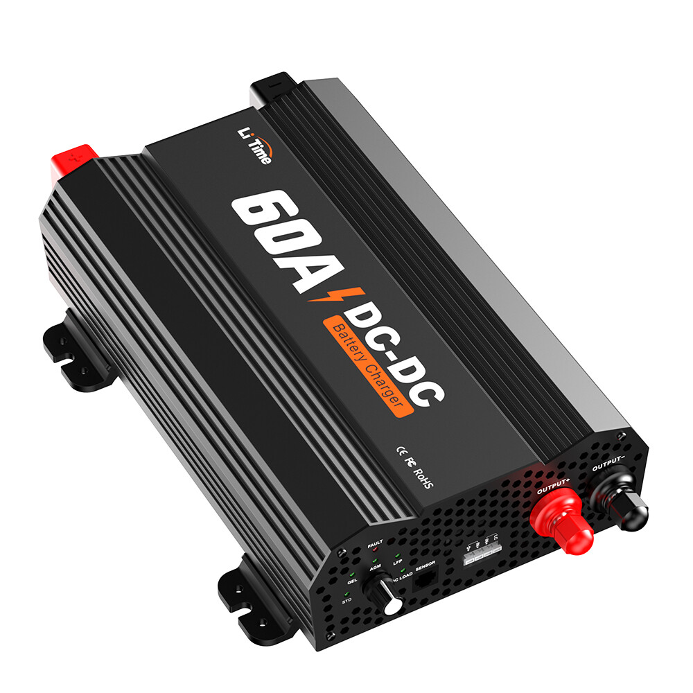 Refurbished LiTime 12V 60A DC to DC Battery Charger for 12V LiFePO4 SLA Gel AGM gallery