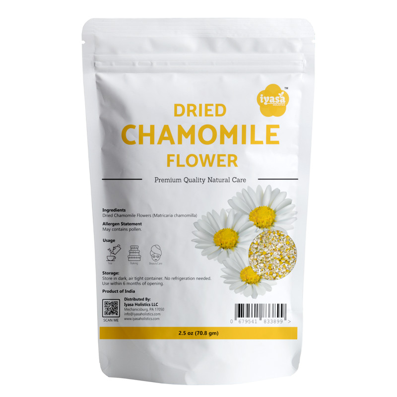 Dried Chamomile flowers for tea, baking, potpourri and DIY skin care, soap, gallery