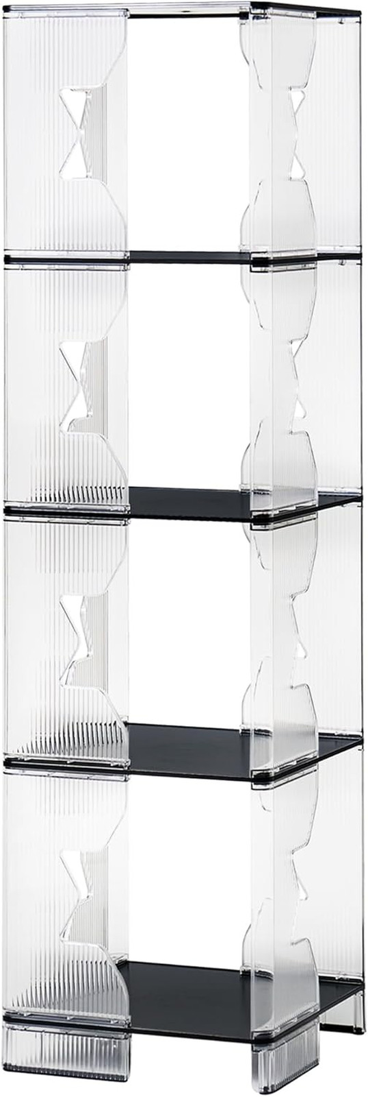 Bookcase, 4-Cube Bookshelf Storage Organizer for Home Office, Study Room gallery
