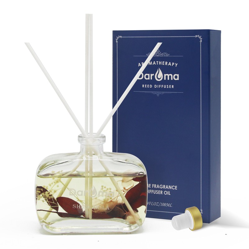 Reed Diffuser Set with Sticks, Daroma Dry Flower Aromatherapy for Home & Office. gallery
