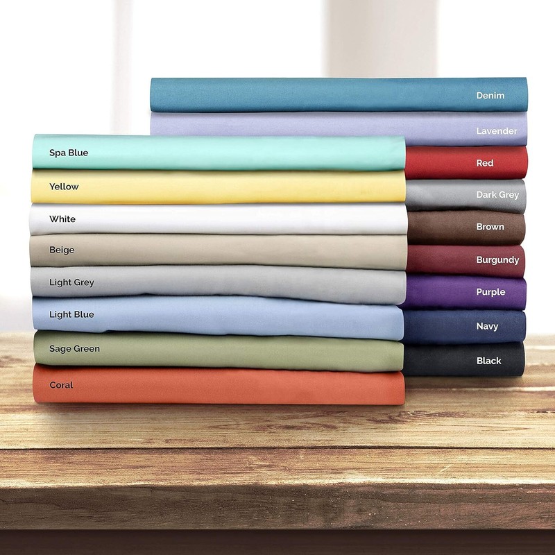 Hotel Luxury Single Fitted Sheet Only, Double Brushed Microfiber by CGK Linens gallery