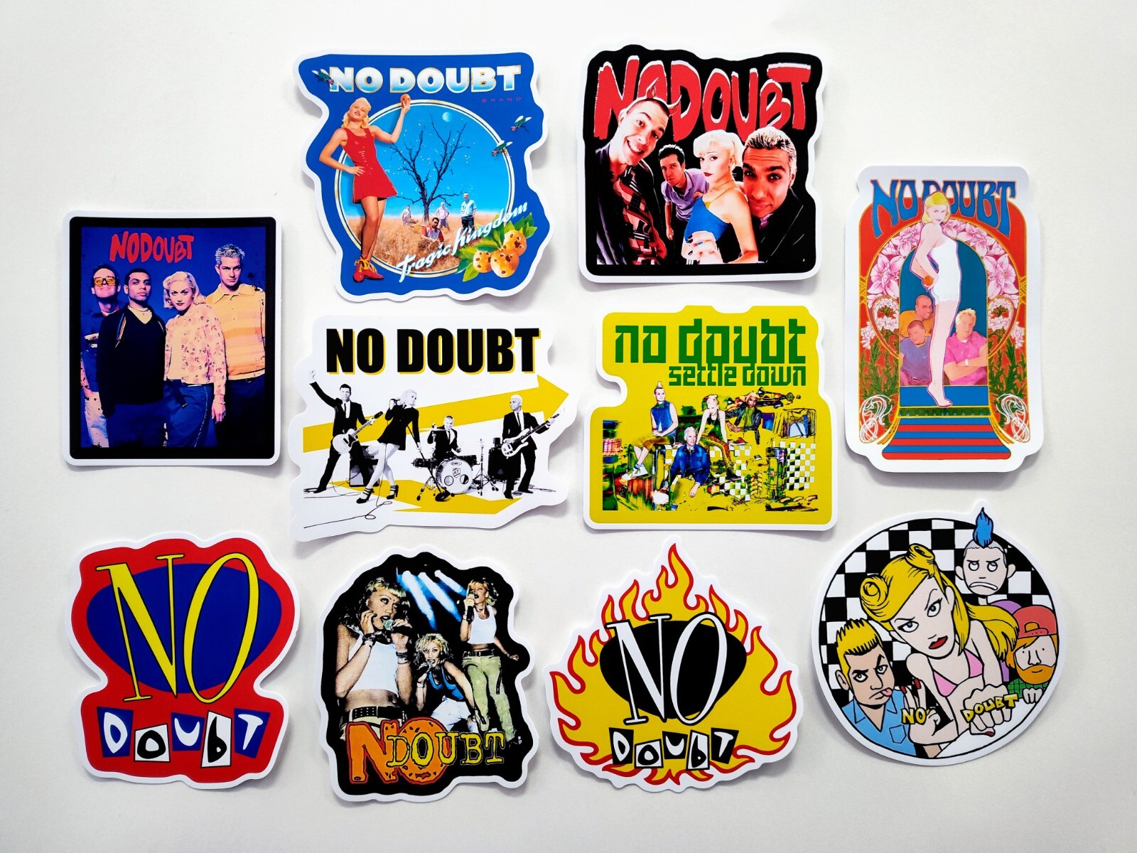 No Doubt Inspired Sticker Pack (10 Stickers) Alternative Ska Punk Pop Band gallery