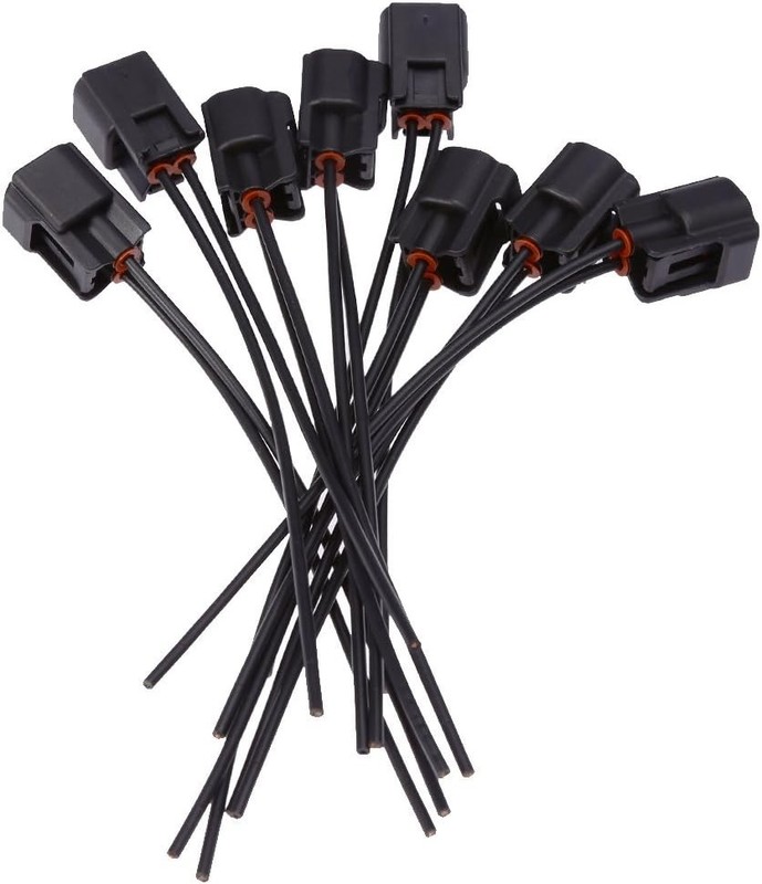 1 Pc or 8 Pack Ford Ignition Coil Connector Plug Harness Compatible with Ford gallery