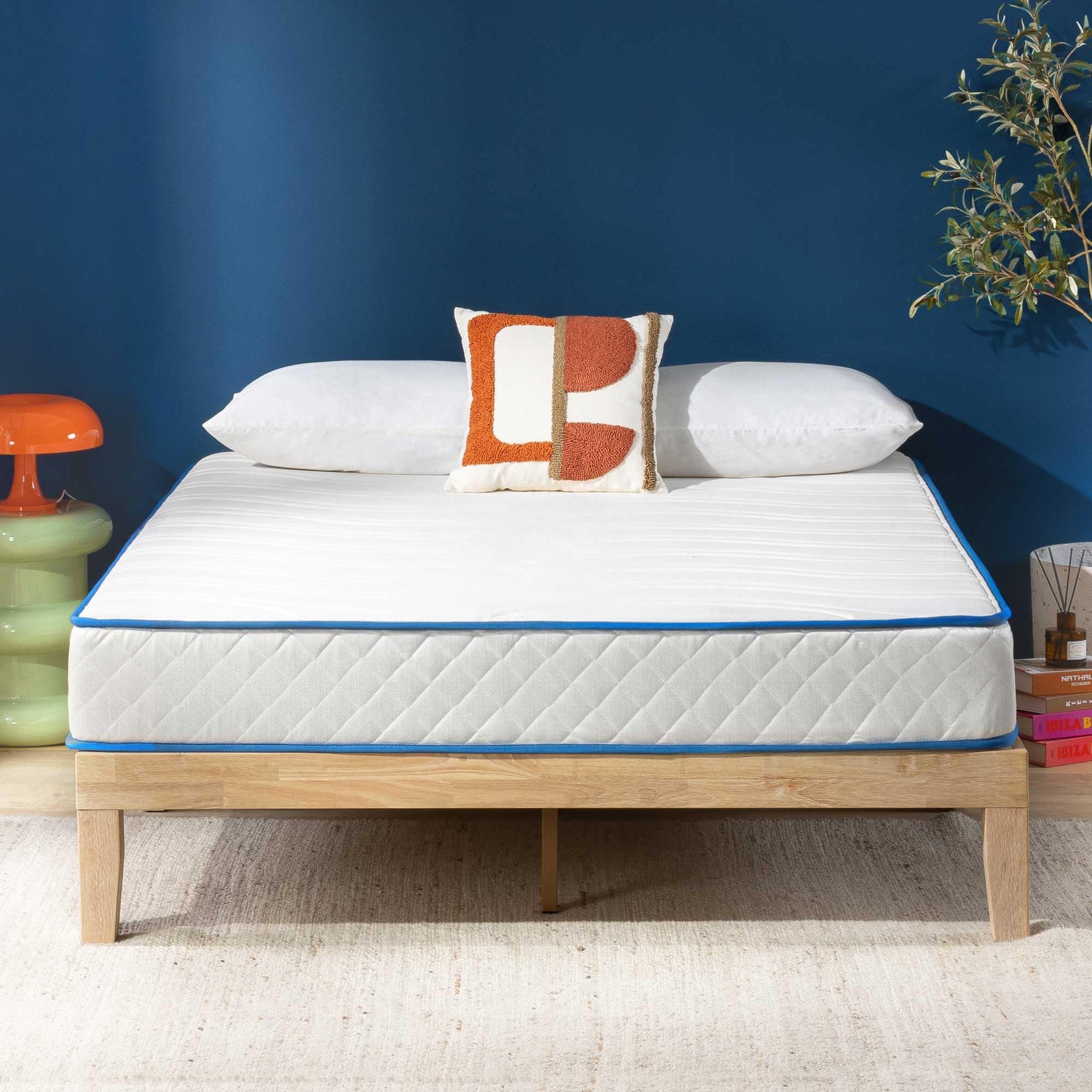 8 Inch Bonnell Spring Hybrid Mattress, Tight Top, Certified Safe Foams & Fabr... gallery