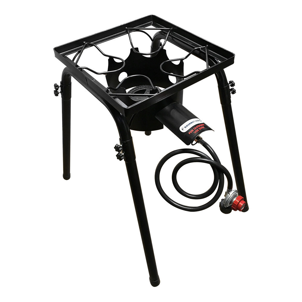 29" Tall High Pressure Portable Propane Gas Stove Burner 33,000 BTU 16x16 Space gallery