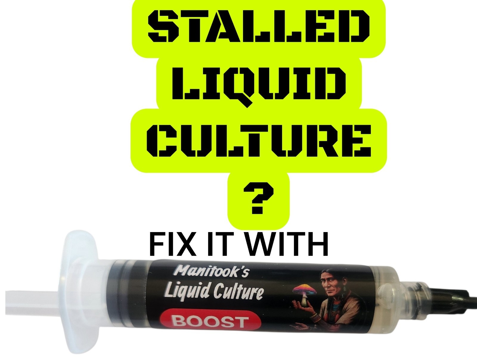 Mushroom Liquid Culture Nutrient BOOST (6 Syringes) gallery