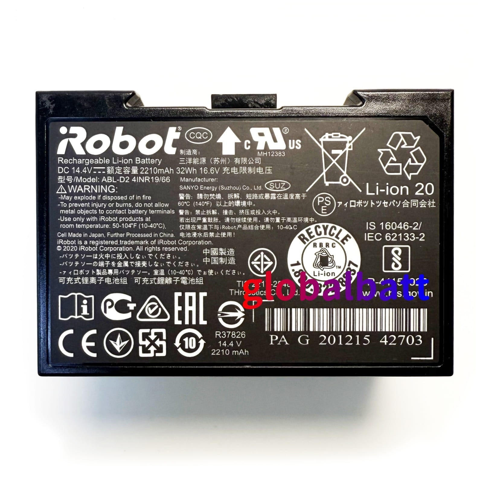 New Genuine Upgraded ABL-D2 Battery for iRobot Roomba J5 J6 J7 i2 i3 i4 i5 i7 i8 gallery
