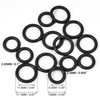 80PCS Pressure Washer O-Rings, 1/4" & 3/8" Quick Connect Seals, Rubber Parts gallery