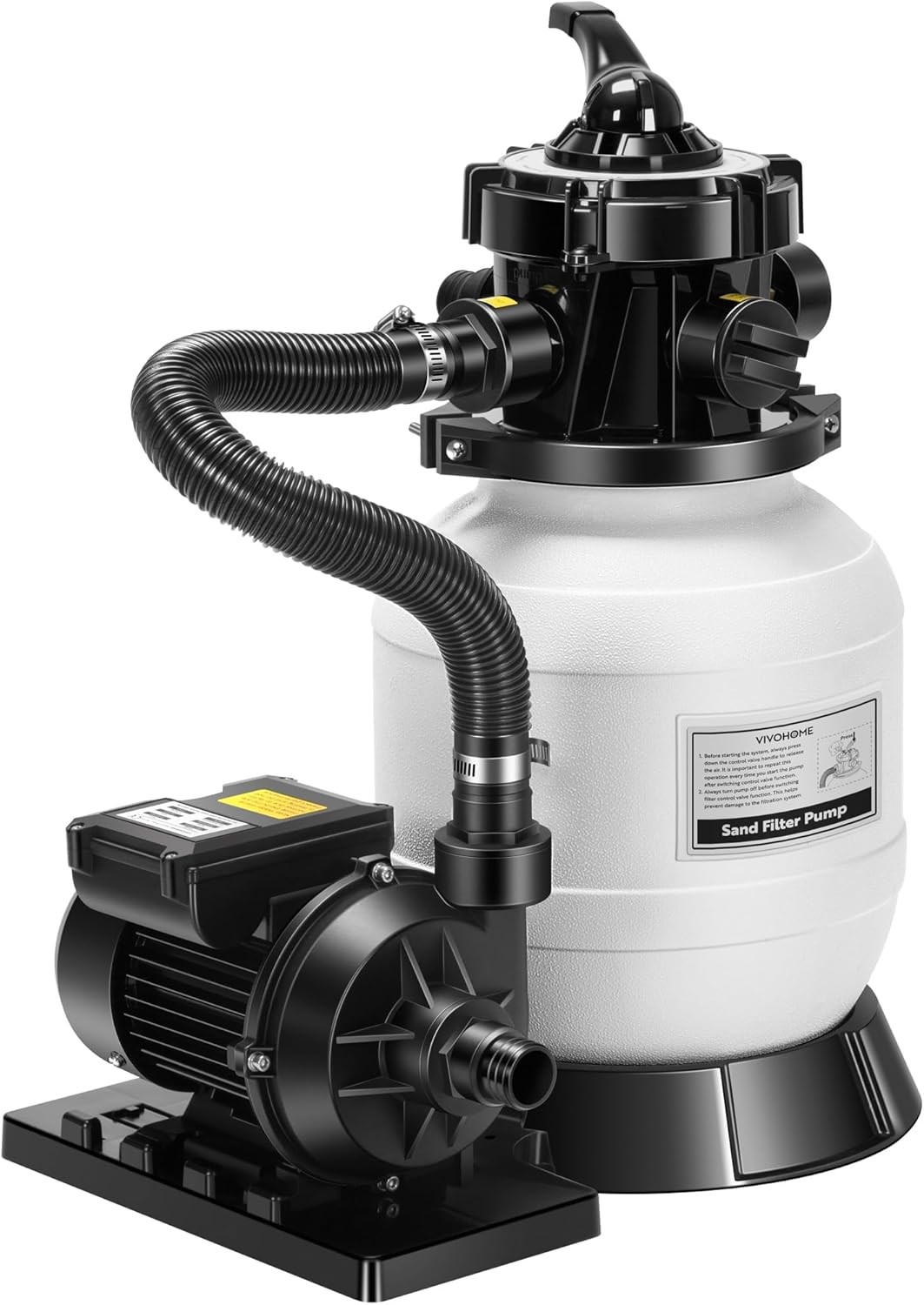 VIVOHOME 2087 GPH Sand Filter Pump Above Ground Pool gallery