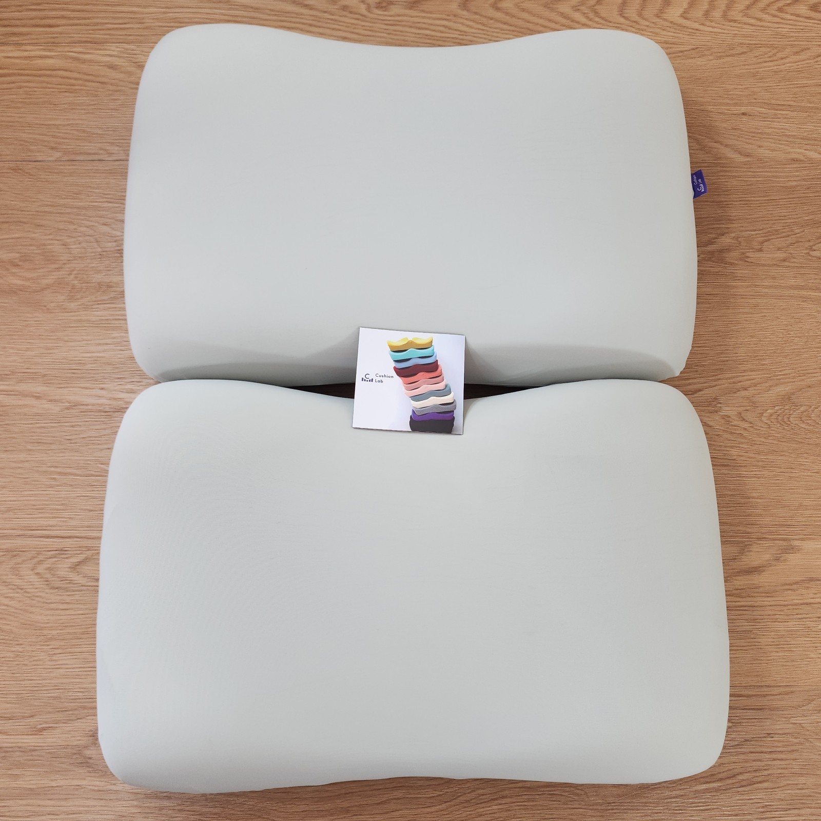 Cushion Lab Deep Sleep Pillow Patented Ergonomic Contour Design Back (Lot Of 2) gallery