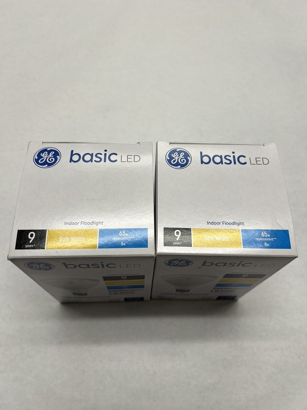 GE 65W Basic LED Indoor Floodlight BR30 Medium Soft Whit 650 L Dimmable 2-PACK gallery