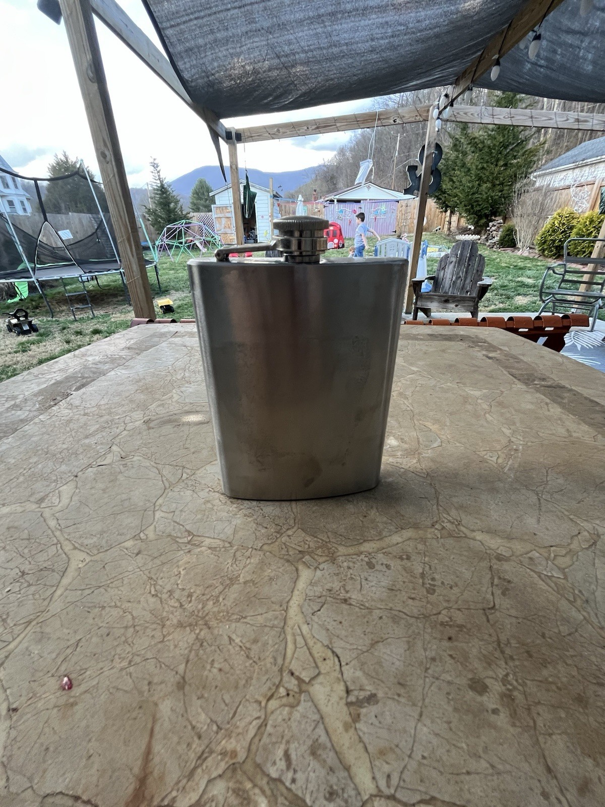 Unbranded Generic Stainless Steel 8oz Stainless Steel Flask Only EMPTY LOL.. gallery