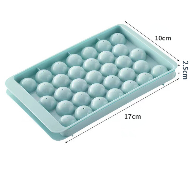 DIY Round Ice Cube Ball Maker PP Tray Silicone Sphere Mold Bar Whiskey Cocktails gallery