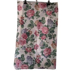 Floral Dan River Pillowcase Polyester Cotton Blend Roses Hydrangeas Standard EUC