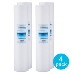 Geekpure Whole House PP Sediment Replacement Water Filter 4.5″ x 20″ -5 Mic 4 PK