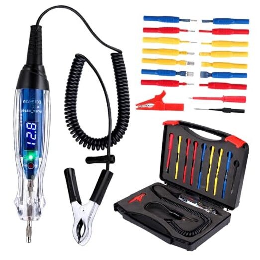 3-72V DC LED Test Light Probe Kit - Automotive Circuit Tester with 3-72V LED gallery