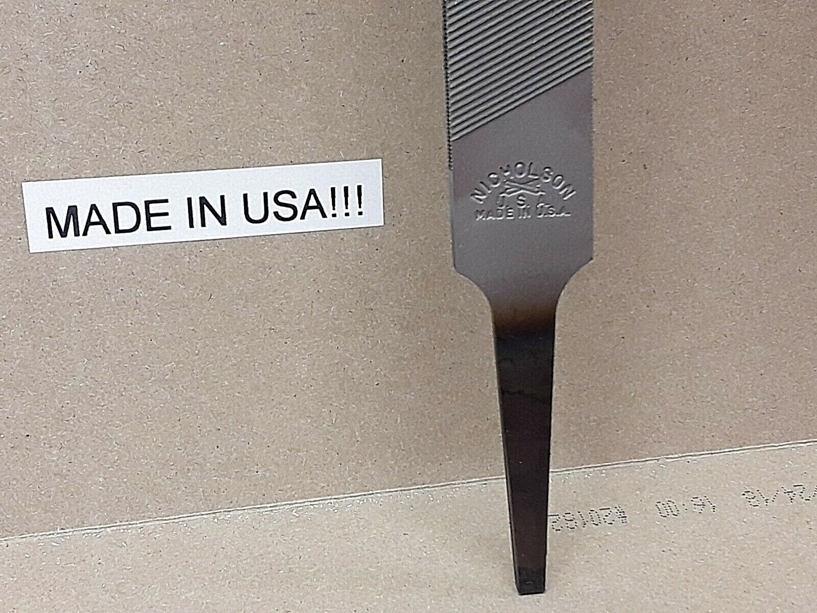 Nicholson BLACK DIAMOND 21868 10" Flat Bastard Cut File NEW OLD STOCK ** USA** gallery