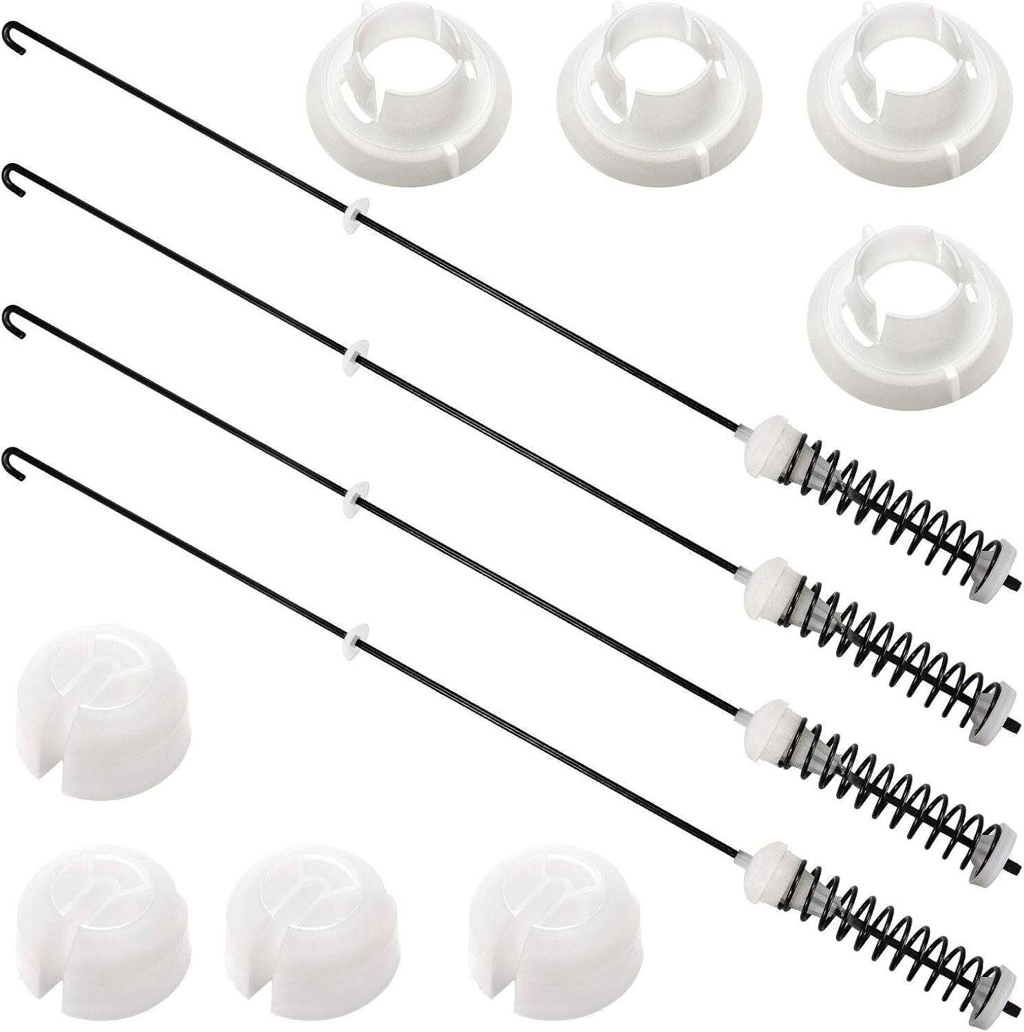 4Pcs Washer Suspension Rod Kit For Whirlpool WTW4800BQ0 WTW4800BQ1 WET4027HW0 gallery