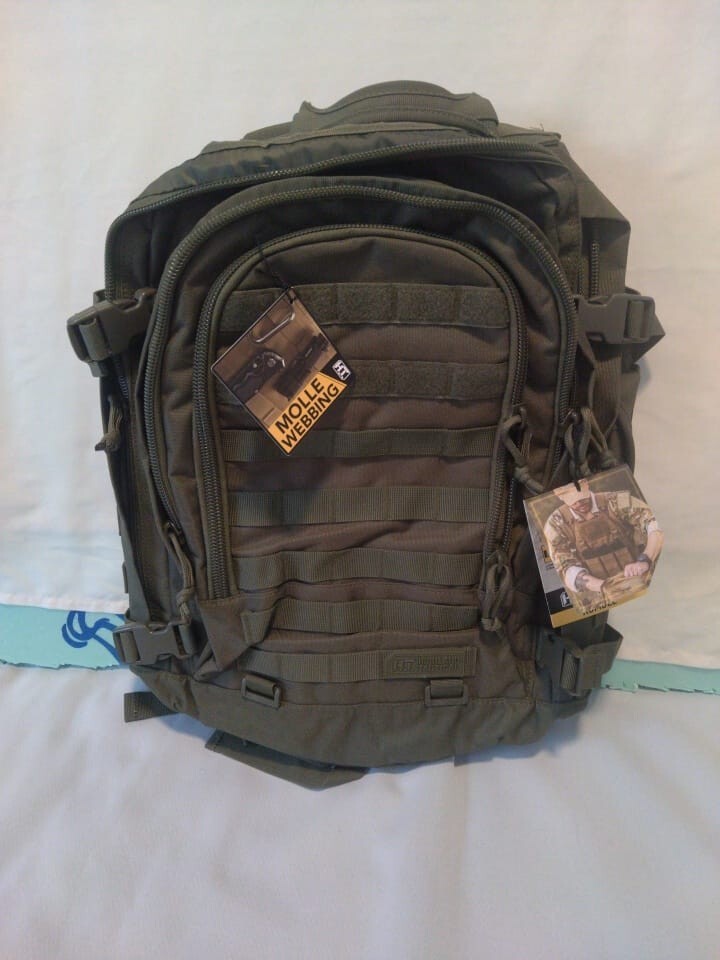 NEW Highland Tactical Rumble Heavy Duty Tactical Backpack MOLLE WEBING HOOK-LOOP 5