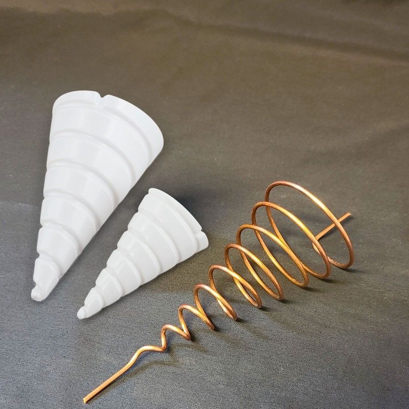 Fibonacci Coil Winding Tool 2PCS Set for Gardening and Electrical Exploration gallery