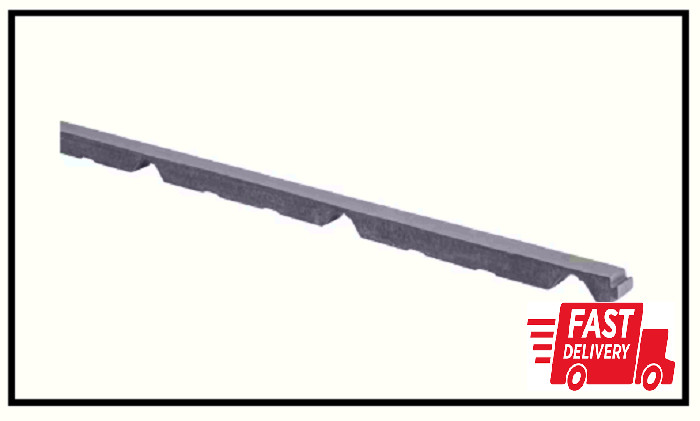 3 ft. Black Closure Strip Foam for SM-Rib Roof (4-Pack), Weatherproof Seal gallery