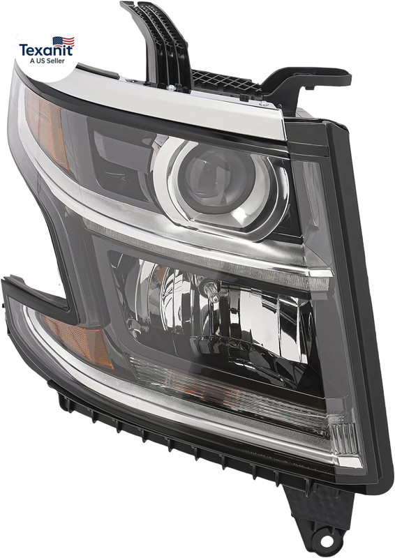 HID Headlight Assembly Left+Right Side for 2015-2020 Chevy Suburban/Tahoe Premie gallery