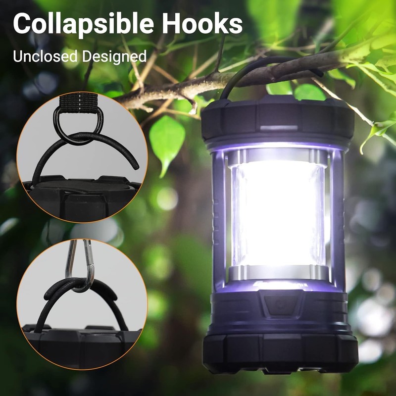 Camping Lantern, 3200LM LED Lanterns for Power Outages, 4600mAh Phone Charger & gallery