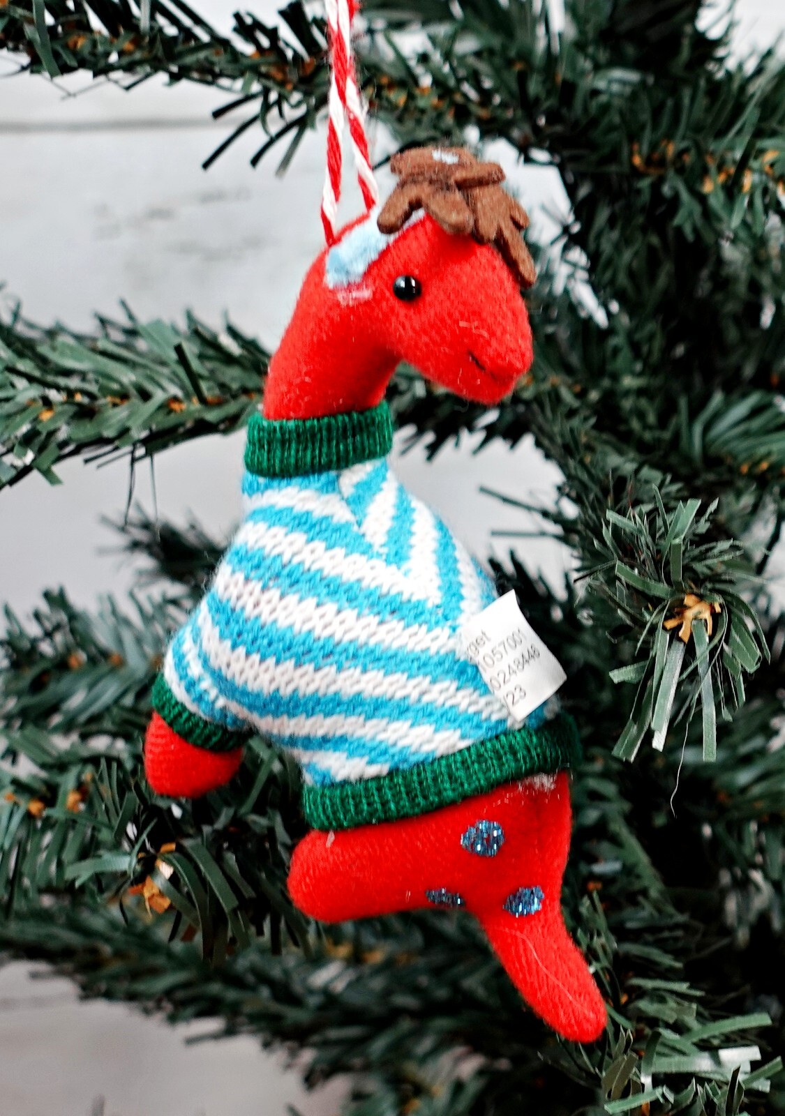 Brontosaurus Christmas Ornament Dinosaur Holiday Decor Dino Animal Antlers Gifts gallery