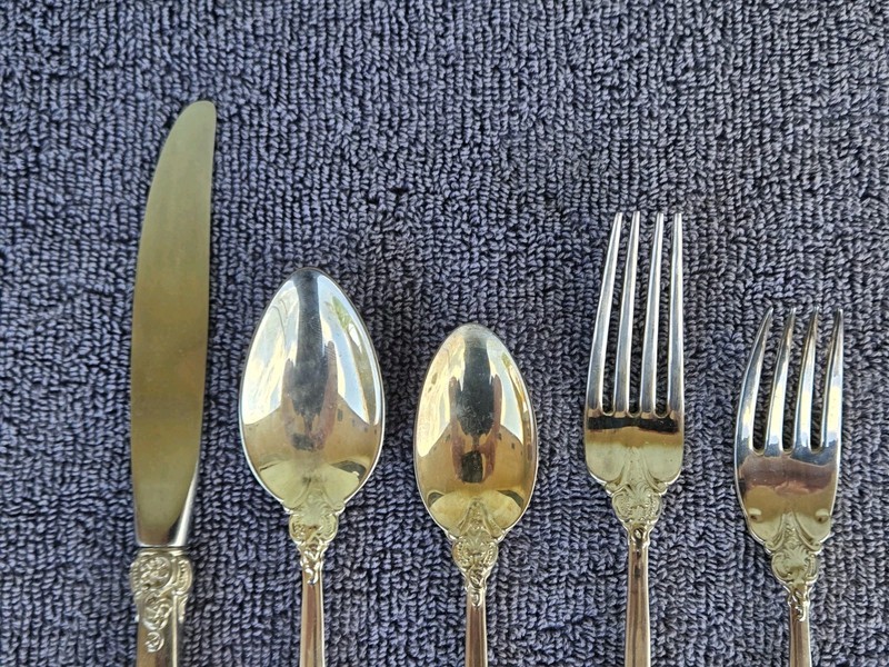 Godinger Baroque 32 Piece Dinner Flatware Set ~ Service For Six gallery