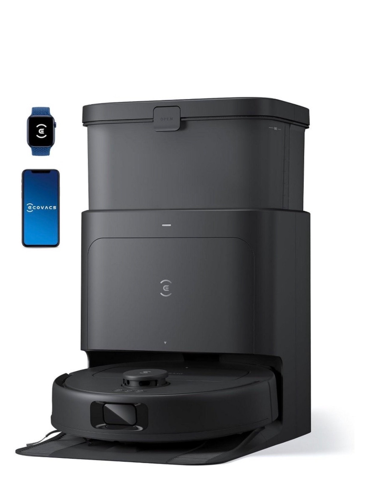 ECOVACS DEEBOT N30 Pro Omni Robot Vacuum and Mop, 10000Pa Suction 140°F Hot Wate gallery