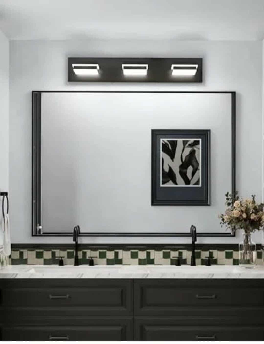 Modern Bathroom Vanity Light Fixtures (3-Light, 24 3-Light,24-Inch 6000K gallery