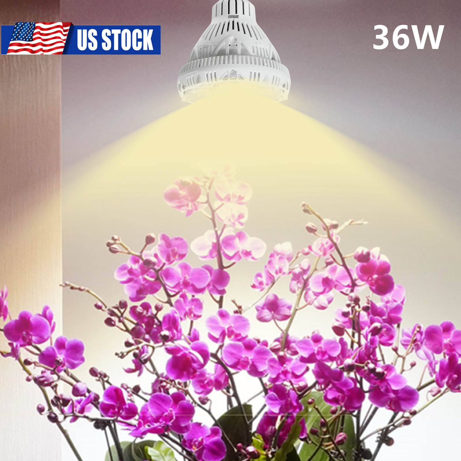 SANSI 36W LED Grow Light Full Spectrum Plant Light 400W Equiv Grow Lamp gallery