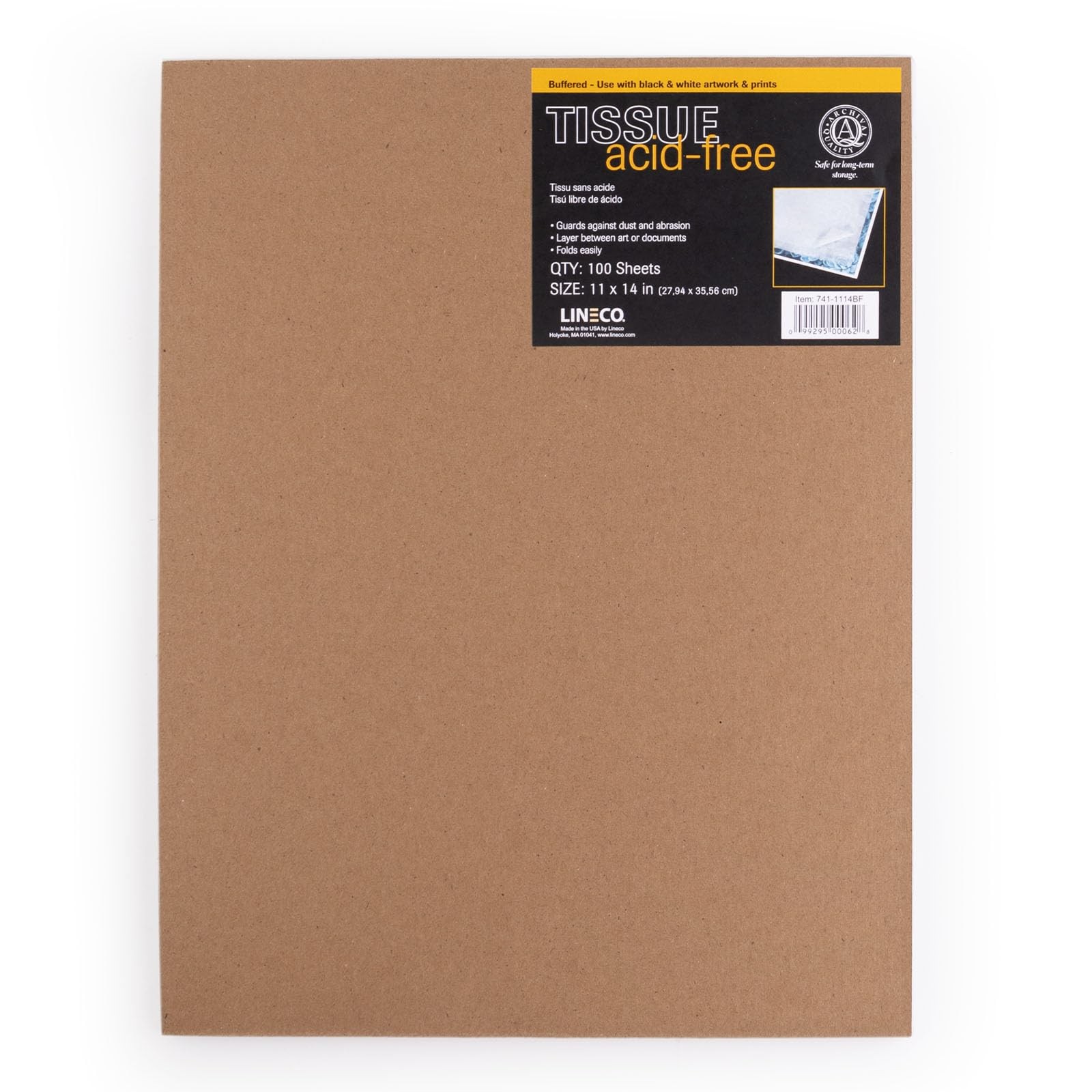 100 Pack 11 In Black White Acid-Free Archival Interleaving Tissue Memory Book gallery