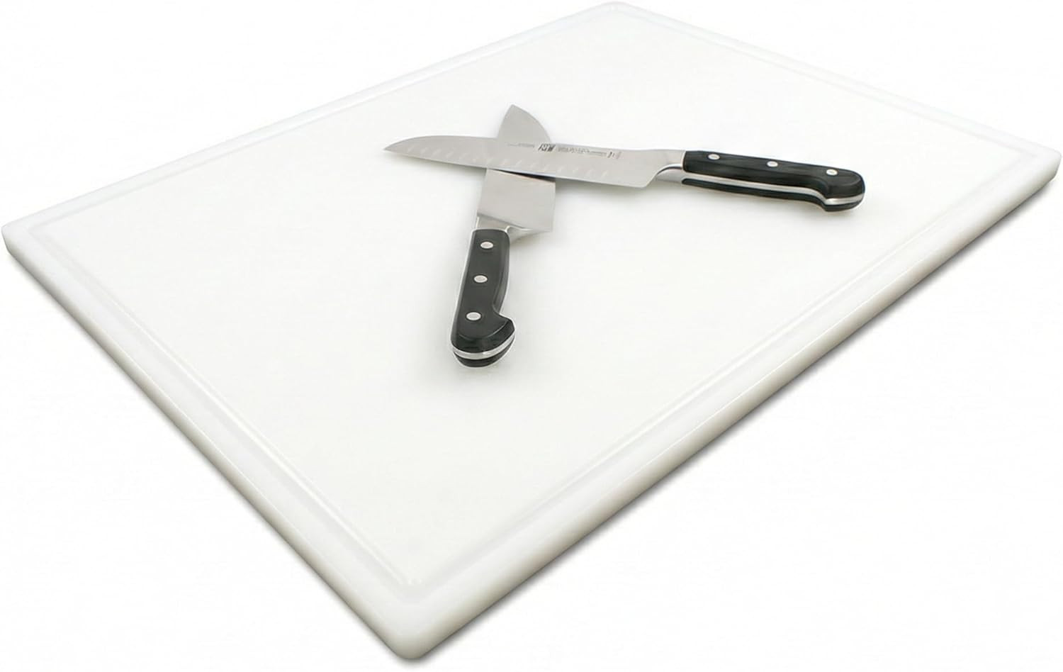 Commercial Grade 18x12 HDPE Plastic Cutting Board Juice Groove BBQ Meat Carving gallery