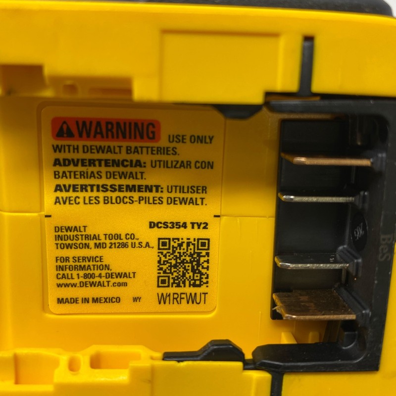 DEWALT ATOMIC 20V Brushless Oscillating Multi-Tool DCS354B (Yellow/Black) gallery