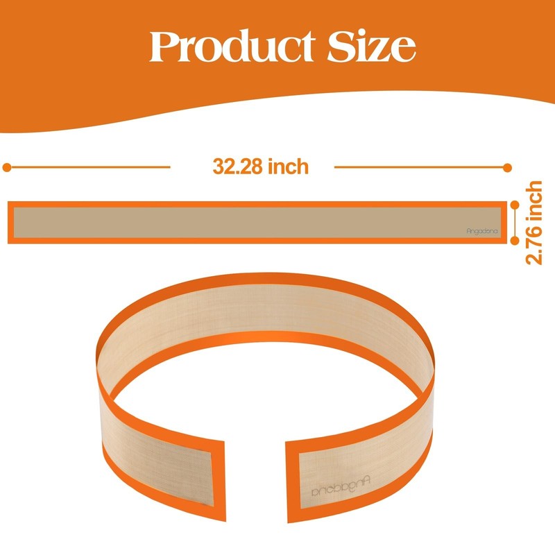 Silicone Baking Mat for Springform Pan,Prevent cake from Sticking to Side,Eas... gallery