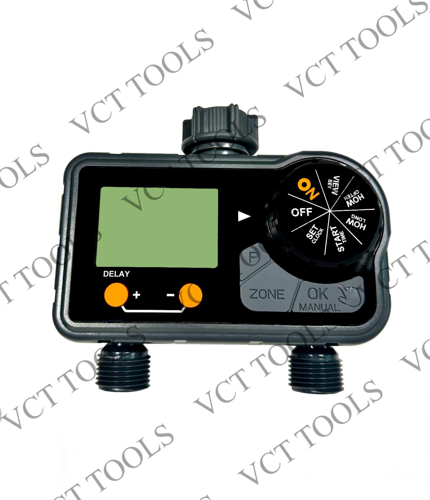 VCT Sprinkler Timer 2 Zone Outdoor Garden Water Hose Timer Big Screen gallery