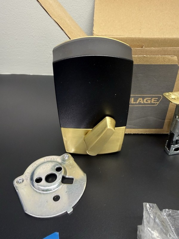 SCHLAGE ENCODE SMART WIFI DEADBOLT Greenwich Trim Satin Brass BE489WBGRW608 gallery