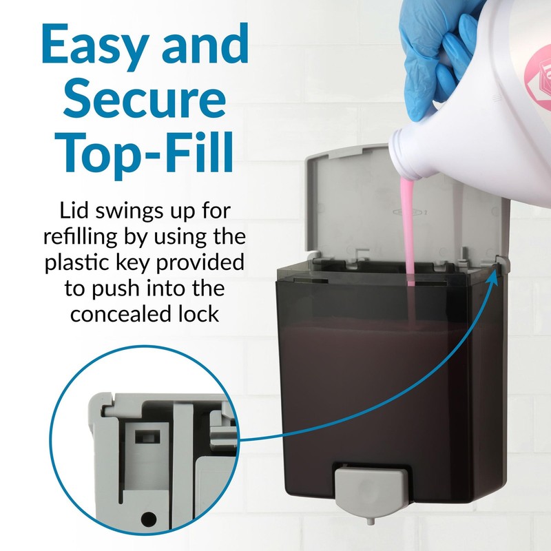 Bobrick Surface-Mounted - 40 Fl Oz Capacity Top Fill Ada gallery