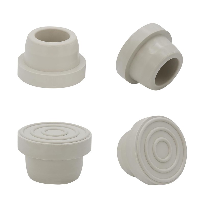 Pool Ladder Bumpers Inground Replace Rubber End Plugs 1.90 Inch White 2 Pack gallery