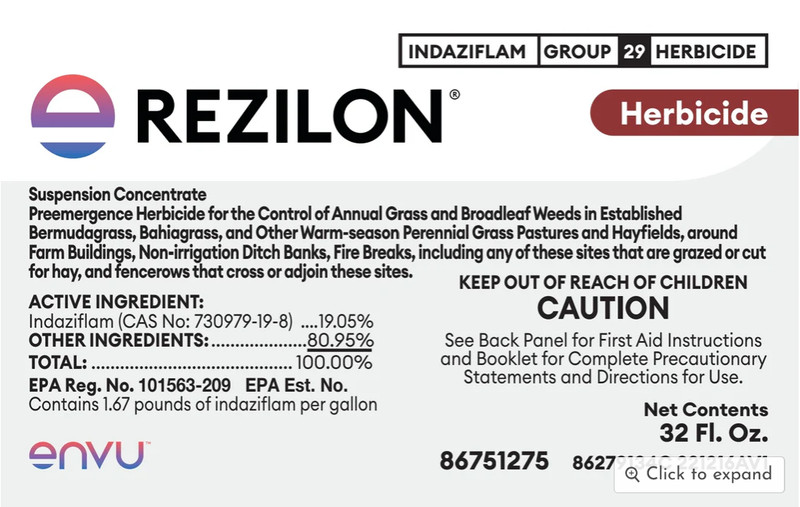 Rezilon Herbicide (Alion) (Pre-Emergent) - 1 Quart, Indaziflam 19.05% by Bayer gallery