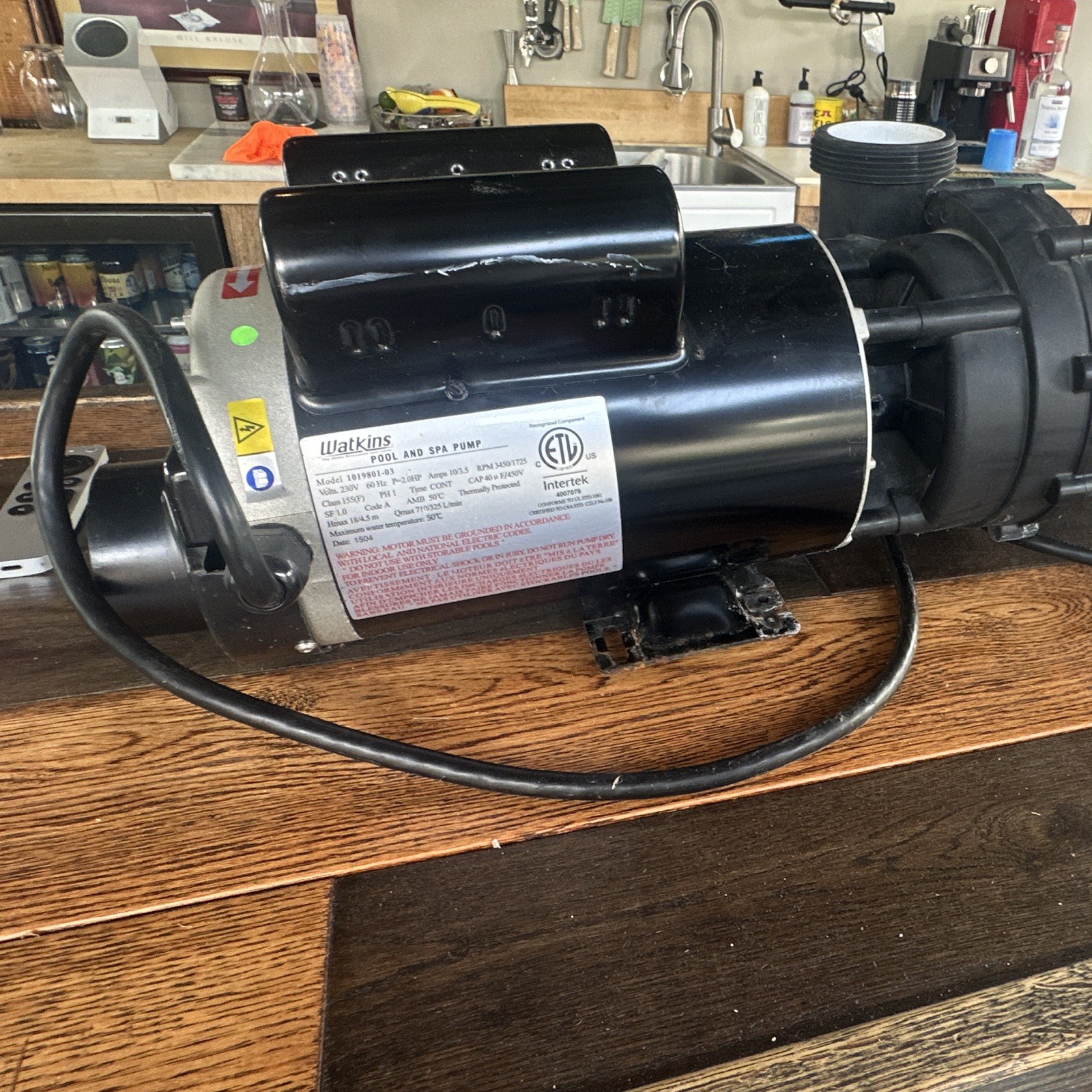 Watkins Wavemaster 8200 2-Speed Jet Pump Plastic/Metal Model 1019801-03 gallery