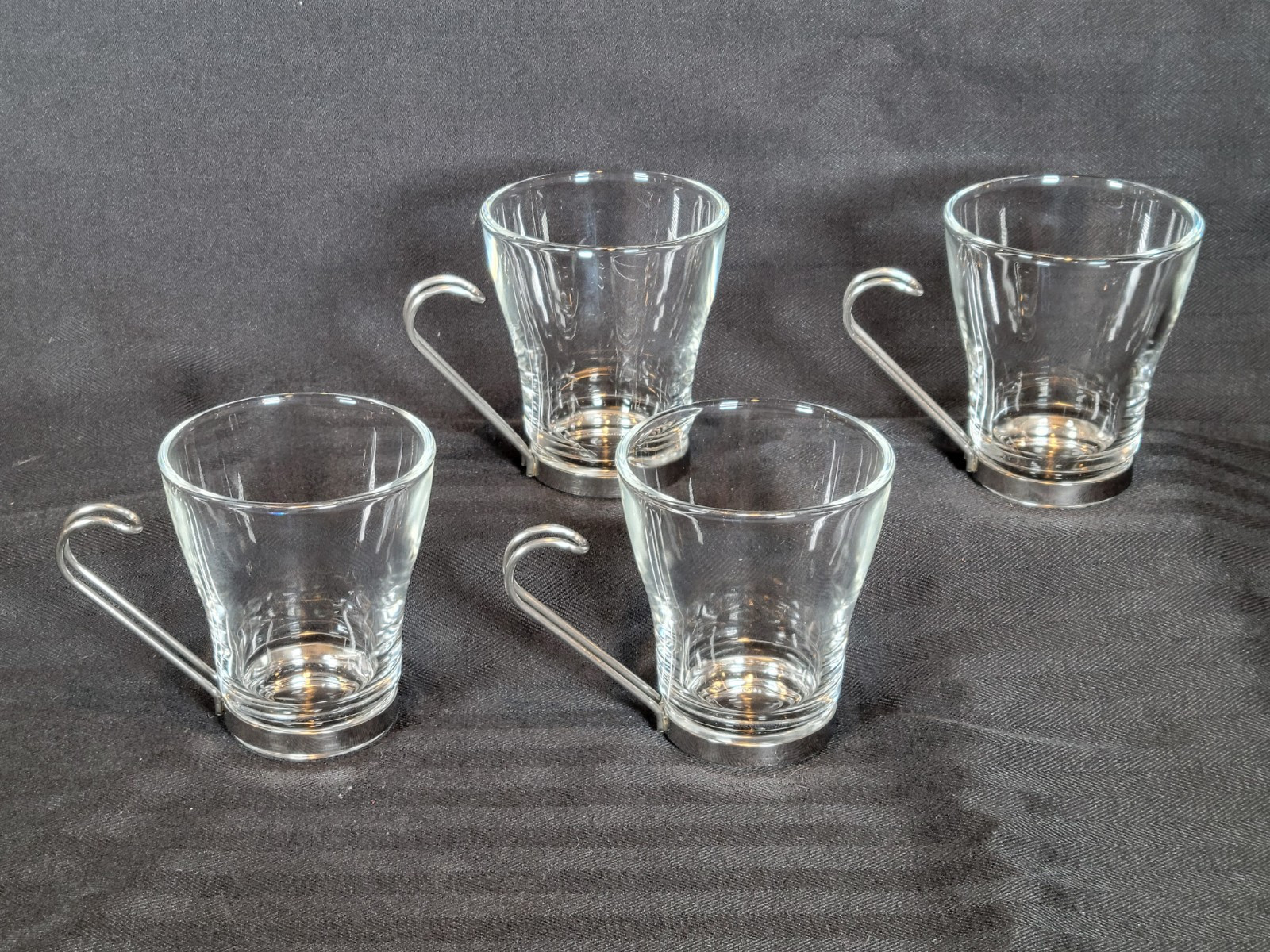 Bormioli Rocco Casa Oslo Cappuccino ClearGlass Cups, 8 Ounces, Set Of 4 gallery