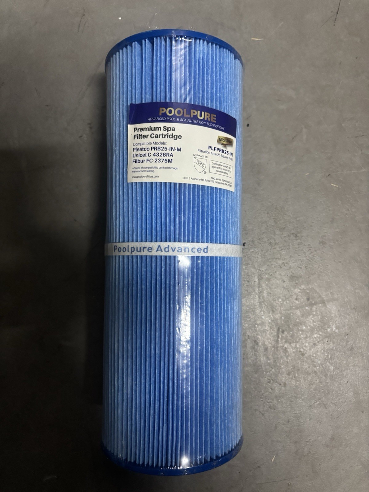 PoolPure PLFPRB25-IN Spa Filter New Replaces Unicel C-4326RA FilburFC-2375M gallery